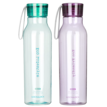 乐扣乐扣（LOCK&LOCK）运动塑料水杯学生杯便携随手带杯子两件套550ml*2 HLC644S601