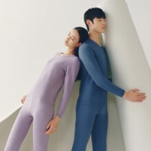 Plus会员：三枪 保暖内衣套装 加厚 内外纯棉40支三层保温 肤妃女
