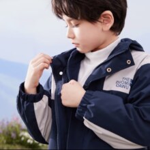 plus会员：多妙屋迪士尼 男童三合一摇粒绒内胆冲锋衣 WYDQWY60437