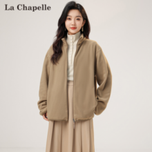 La Chapelle 拉夏贝尔 女款户外保暖摇粒绒拉链开衫外套新低69.9元包邮