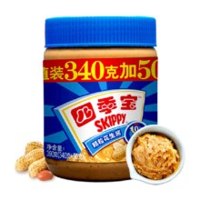 88VIP：SKIPPY 四季宝 颗粒花生酱 390g