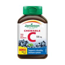 Jamieson 健美生 维生素C咀嚼片 蓝莓味 120片