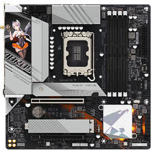 京东PLUS：GIGABYTE 技嘉 雕妹 B760M AORUS ELITE AX-P WIFI MATX主板