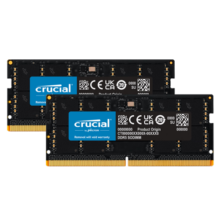 Crucial英睿达 64GB（32GB×2）套装 DDR5 5600频率 笔记本内存条 美光（原镁光）原厂颗粒