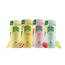 Perrier氼颂家巴黎水 法国进口小彩罐气泡水混合口味 330ml*4罐