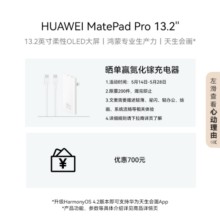 HUAWEI MatePad Pro 13.2英寸华为平板电脑144Hz OLED护眼屏星闪连接办公创作12+512GB WiFi 罗兰紫