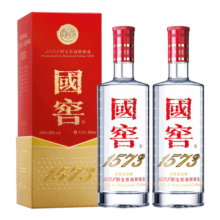 国窖1573浓香型白酒 38度 500mL 2瓶 双瓶装