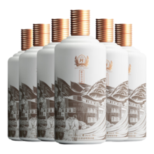 珍酒佳品 酱香型白酒 大曲坤沙 53度 500mL 6瓶 整箱装