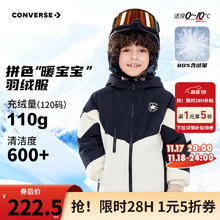 CONVERSE 匡威 冬季防风加厚羽绒服 正黑色￥211.35