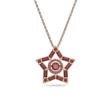 京东百亿补贴、PLUS会员：SWAROVSKI 施华洛世奇 Stella系列 星星项链 38cm 红色 5617922