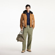 PLUS会员：JACK&JONES 杰克琼斯 简约翻领夹克外套 羽绒服 224412056
