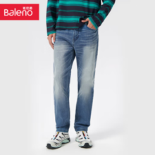 Baleno 班尼路秋冬加厚牛仔裤