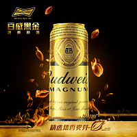 Budweiser 百威 黑金啤酒 500ml*12听 整箱装 烈性拉格 焦香醇厚