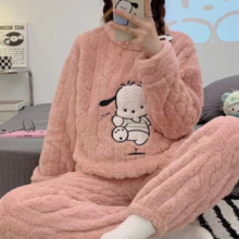 BONAS 宝娜斯 仙女印花珊瑚绒套装