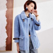 双11狂欢、FORTEI  颗粒绒大衣 女士冬季时尚休闲厚款保暖翻领宽松外套