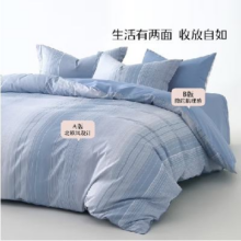 双11狂欢、9日20点开始：水星家纺 床上四件套纯棉 100%全棉套件床单 1.8m床（适配220×240cm被子）