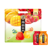 百亿补贴、需首购、plus:徐福记0脂蒟蒻果汁果冻760g/袋 2种口味