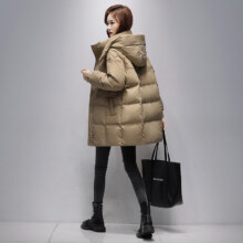 双11狂欢、plus：鸭鸭（YAYA）羽绒服女中长款2024冬季新款
