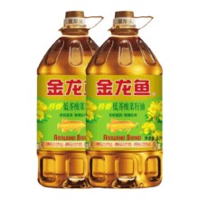 百亿补贴：金龙鱼 菜籽油优选菜籽油5L食用油家用大桶非转基因物理压榨桶装