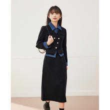 IEF 爱依服 女士通勤气质显瘦灯芯绒套裙