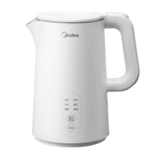 美的（Midea）【政府补贴】电水壶热水壶烧水壶开水壶控温壶316L不锈钢内胆1.5L智能自动断电养生15X301-PRO129元 (月销1w+)