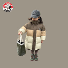 PLUS会员：SNOOPY 史努比 儿童中长款羽绒服 3色可选