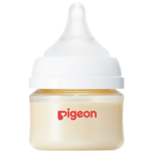 贝亲（Pigeon）婴儿玻璃奶瓶 第3代仿母乳质感耐热自带SS号 80ml 日本原装进口109元 (满1件9折,券后省30,月销1w+)