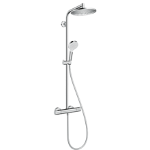 汉斯格雅（Hansgrohe）柯洛梅达240淋浴管恒温大顶喷淋浴花洒套装 26179