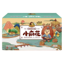 刺猬阿甘糕点零食休闲下午茶4种口味花椒香葱芝麻小麻花 混合口味360g1箱约100根