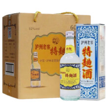 双11狂欢、PLUS会员、京东百亿补贴：LUZHOULAOJIAO 泸州老窖 特曲 52度 浓香型白酒 500ml*6瓶