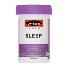 Swisse斯维诗 sleep(睡眠片) 100片缬草片不含褪黑素成人中老年夜间常备 舒缓压力