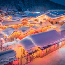 哈尔滨旅游 5天4晚 亚布力滑雪 雪乡 马拉爬犁 8人小团