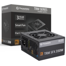 Thermaltake（Tt）额定350W TRM SFX 350 电脑电源（智能温控风扇/主动PFC/小尺寸/无转接架）169元 (月销2000+)