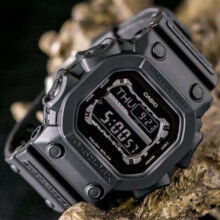 卡西欧（CASIO）G-SHOCK系列经典小方块街头时尚运动男士休闲方形男手表礼物推荐 GX-56BB-1大方块