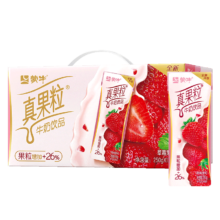 蒙牛 真果粒 草莓牛奶饮品250g*12盒*2件
