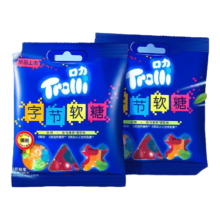 plus会员：Trolli 口力 橡皮糖糖果零食 字节软糖48g袋装