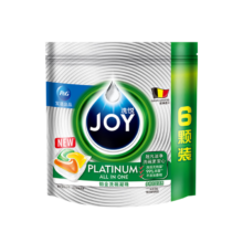 plus会员：JOY洗悦铂金四腔洗碗凝珠 比利时进口 除菌去油洗碗块 24颗*2