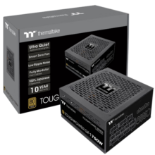 Thermaltake（Tt）额定750W 钢影Toughpower GF1 电脑电源（80PLUS金牌/全模组/全日系电容/台式机机箱电源）