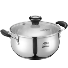 京东百亿补贴、plus会员：ASD 爱仕达 TS20B1WG 不锈钢汤锅 20cm
