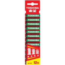 TOSHIBA 东芝 5号/7号电池12粒装碳性干电池 商超同款