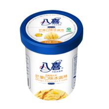 八喜冰淇淋 芒果口味550g*1桶 家庭装 生牛乳冰淇淋桶装58.9元 (月销1w+)