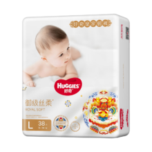 Huggies 好奇 皇家铂金装小龙裤纸尿裤袋装大号L38*4件