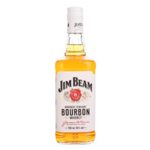 JIM BEAM 金宾 白占边 调和型波本威士忌 750ml*2件94元包邮（需用券，合47元/件）