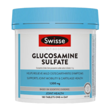 Swisse斯维诗氨糖维骨力硫酸葡萄糖胺片180粒 关节养护 成人中老年适用 氨糖维骨力180片