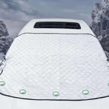 PLUS:筌祁阙汽车挡风玻璃罩遮雪【适用轿车小型SUV】 加厚内置强力磁铁+反光条