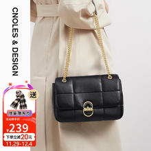 Cnolés 蔻一 Cnoles 蔻一 女士斜挎包 大容量菱格小方包