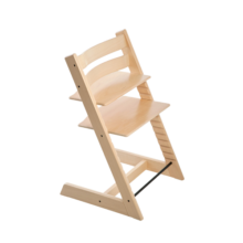 Stokke Tripp Trapp宝宝餐椅多功能儿童餐椅家用餐桌椅婴儿学坐椅成长椅 【推荐】天然色单椅