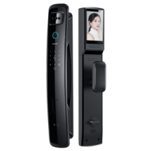 秦将军智能门锁 指纹锁 3D人脸识别智能锁 密码锁 电子锁 全自动 入户门 人脸识别+可视猫眼+wifi远程解锁