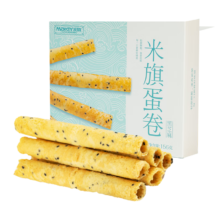 PLUS会员：米旗（Maky） 鸡蛋卷 传统老式蛋卷 黑芝麻口味