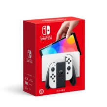 20点18分、PLUS会员：Nintendo 任天堂 Switch 掌上游戏机 OLED主机 港版 白色